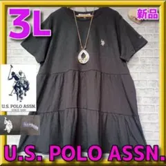 新品　大きいサイズU.S. POLO ASSN.　ティアードチュニック３Lのサムネイル