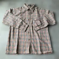 古着　柄シャツ