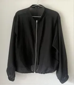 GU シアーブルゾン ブラック　XL 新品　タグ付きのサムネイル