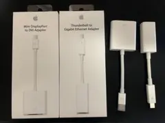 Apple 純正 DVI VGA LAN アダプタ 4個セット