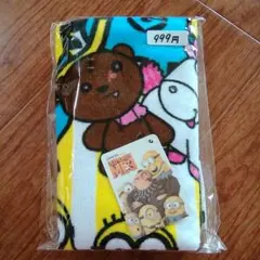 新品未使用　ミニオン　フェイスタオル　ボブ、ユニコーン乗ってるよ！