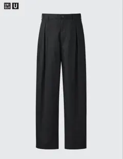 ユニクロU 2025SS タックワイドパンツ UNIQLO U