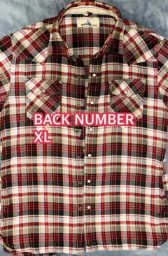 バックナンバー　ウェスタン　ネルシャツ　 XL