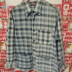 Blue Blue チェック柄カバーオールのサムネイル