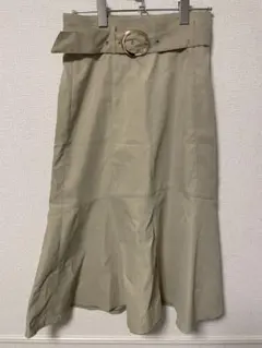 PROPORTION ベージュ フレアスカート サイズ3