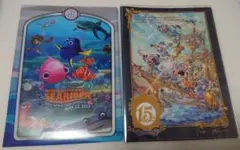 ディズニー15周年 ミッキー ニモ クリアファイル