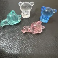 透明リラックマ　4個セット