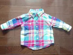 babyGap チェック柄長袖シャツ 80cm