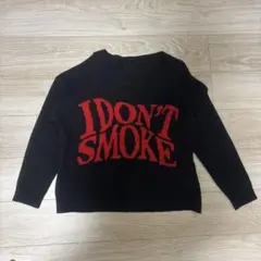 SHEIN Vネックロゴニット Mサイズ