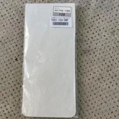 リボン柄メッシュタイツ 120cm ホワイト　白