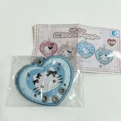 新品未開封　刺繍カスタムキーホルダー　キティ　デザインD