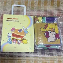 モスバーガー × サンリオ レジャーシート　ボトルフォルダー　ジッパーバッグ