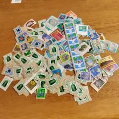 多数の使用済切手 コレクション
