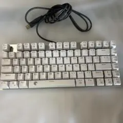 <値下げ可>E元素 キーボード本体(Z-88) ホワイト 赤軸 メカニカルのサムネイル