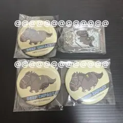 UMAbred ディープインパクト　アクリルキーホルダー　アクスタ　缶バッジ