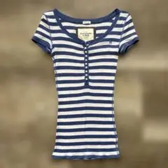 vintage Abercrombie&Fitch striped topのサムネイル