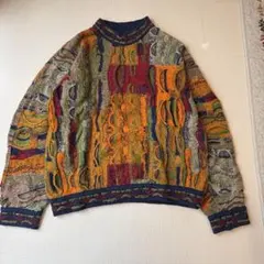 COOGI クージー 3Dニット 総柄 セーター ヴィンテージ