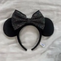 ディズニー　ミニー　カチューシャ ベロア