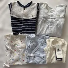 ファミリア　ミキハウス　プチバトー　ロンパース　カバーオール　肌着