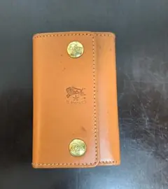 IL BISONTE　イルビゾンテ キーケース オリーブ　6連　保証書付き