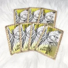 僕のヒーローアカデミア 原画展 箔押しクリアカード 上鳴電気 7点セット