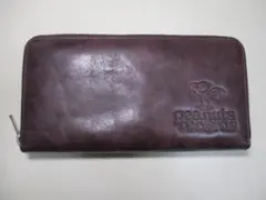訳あり 新品 スヌーピー 財布 レディース 長財布 ラウンド ブランド 本革！