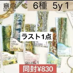 5u- 29／コラージュ素材 マスキングテープ 海外マステ まとめ売り 冬