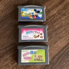 ゲームボーイアドバンスソフト 3本セット