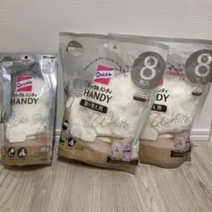 クイックルハンディ　ホワイトベージュ　本体と取替シート 8枚セット×2袋