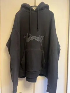 【VETEMENTS】メタルロゴフーディー Lサイズ ヴェトモン VETEMENTS Metal Logo Hoodie メタルロゴプル
