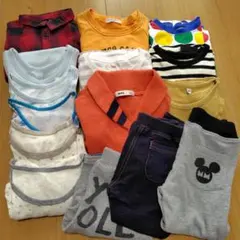 超美品　無印、ベルメゾン　子供秋服 100cm 15点セット　まとめ売　洗い替え