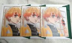 鬼滅の刃 全集中展 複製ミニ色紙 我妻善逸