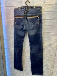 DIESEL激安‼️31（42cm）ストレートデニムダークブルー ！