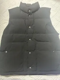 GU ダウンベスト ブラック メンズ M 軽量 アウター