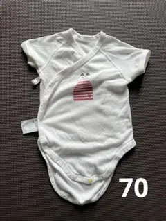 ユニクロ　UNIQLO リサ・ラーソン ボディースーツ肌着 前開き　サイズ70