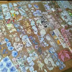 大量♡海外マステ♡PET素材　切り売り　78シート  411