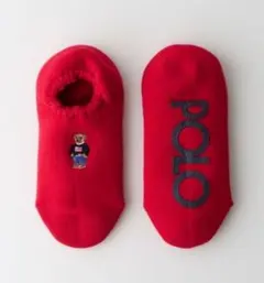 【新品・未使用】ラルフローレン★ ポロベア ハマグリパイル ルームソックス