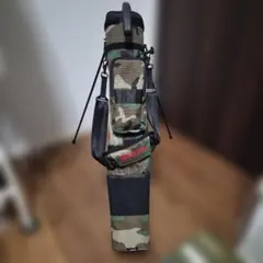 BRIEFING 迷彩 キャディバッグ スタンド付き