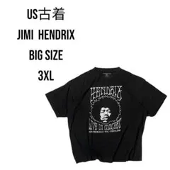 US古着Jimi Hendrix ライブコンサート公式 Tシャツ 3XLブラック