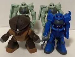 ソフビスーツ アッガイ ザク×2 グフ 4体セット(ガンダム)