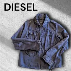 ユニセックス DIESEL アウター ミリタリージャケット ブルゾン コットンL
