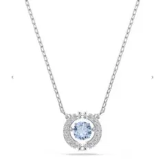 SWAROVSKI Una ネックレス ブルー | Mercari