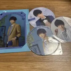 【匿名発送】エーステ　月岡紬　荒牧慶彦　クリアポートレート、コースター