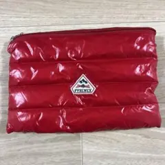 PYRENEX レッド キルティングポーチ