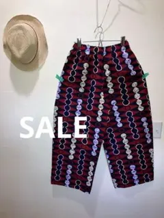 アフリカ布 テーパードパンツ イージーパンツ アフリカンプリント