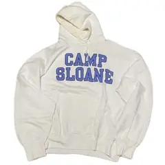 90s USA製 Champion パーカー フーディ カレッジロゴ 綿ポリ