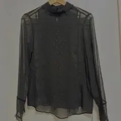 値下げ　ZARA シアーブラウス・ トップス