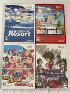 ⭐️24時間以内発送⭐️ Wiiソフトまとめ売り　4本セット　スポーツ　リゾート