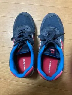 New Balance 565ネイビー/レッド スニーカーJUNK