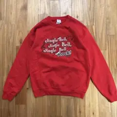 クリスマスジングルベルロック　アメリカ古着アメリカヴィンテージトレーナー